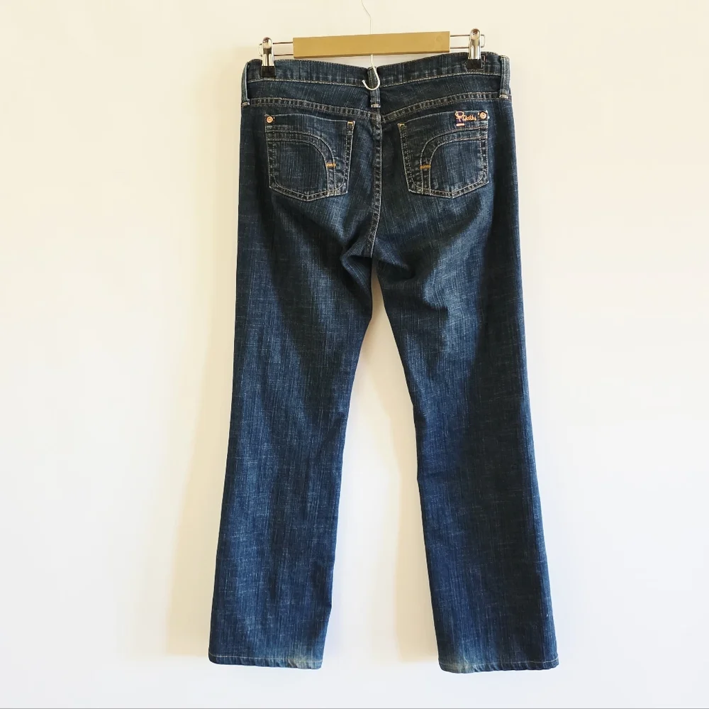 Fidelity Bella Donna Mid Rise Boot Cut Denim Jeans Women's Size 29/34
